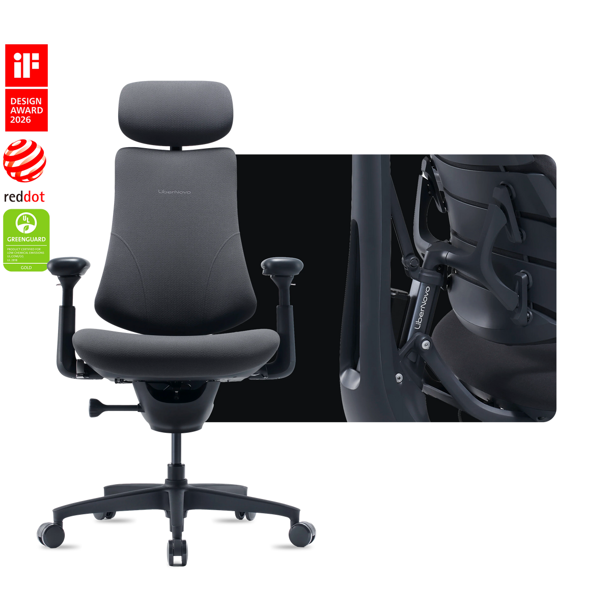 LiberNovo Omni und Omni Gen Dynamischer ergonomischer Stuhl
