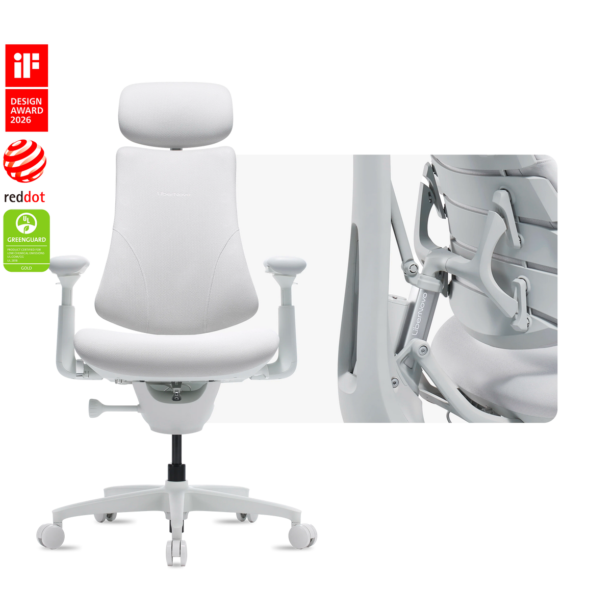 LiberNovo Omni und Omni Gen Dynamischer ergonomischer Stuhl
