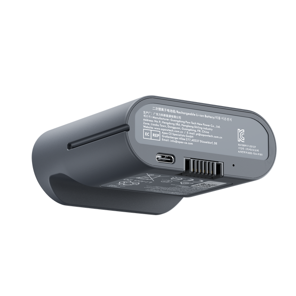 Omni-Akku zum Einstellen der Lendenwirbelstütze und zur Wirbelsäulenmassage
