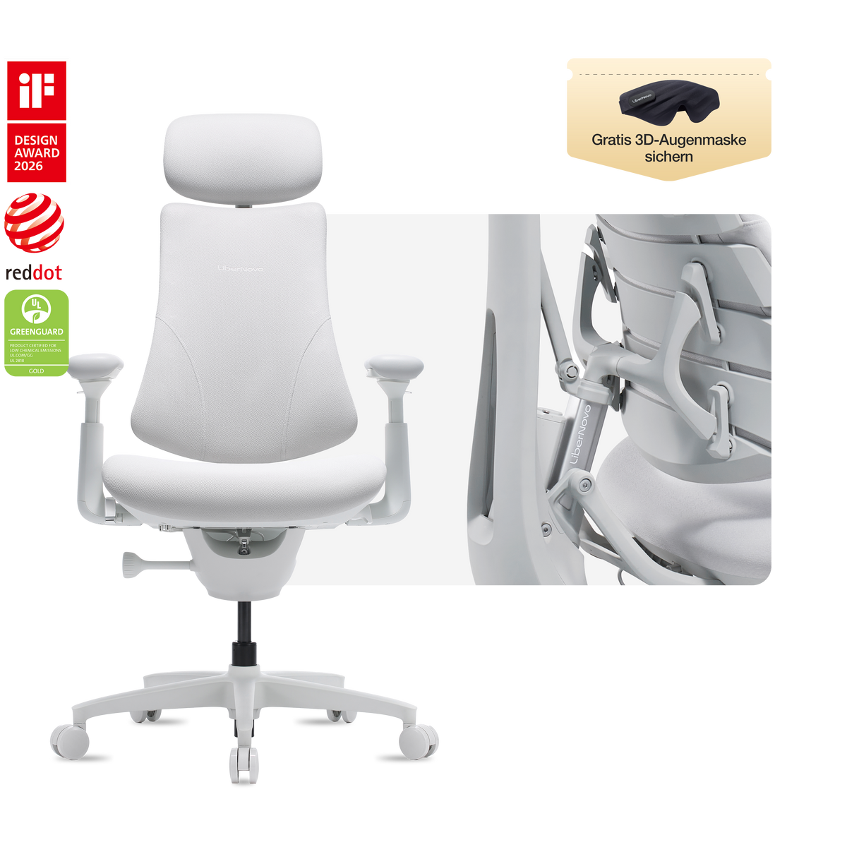LiberNovo Omni Dynamischer ergonomischer Stuhl
