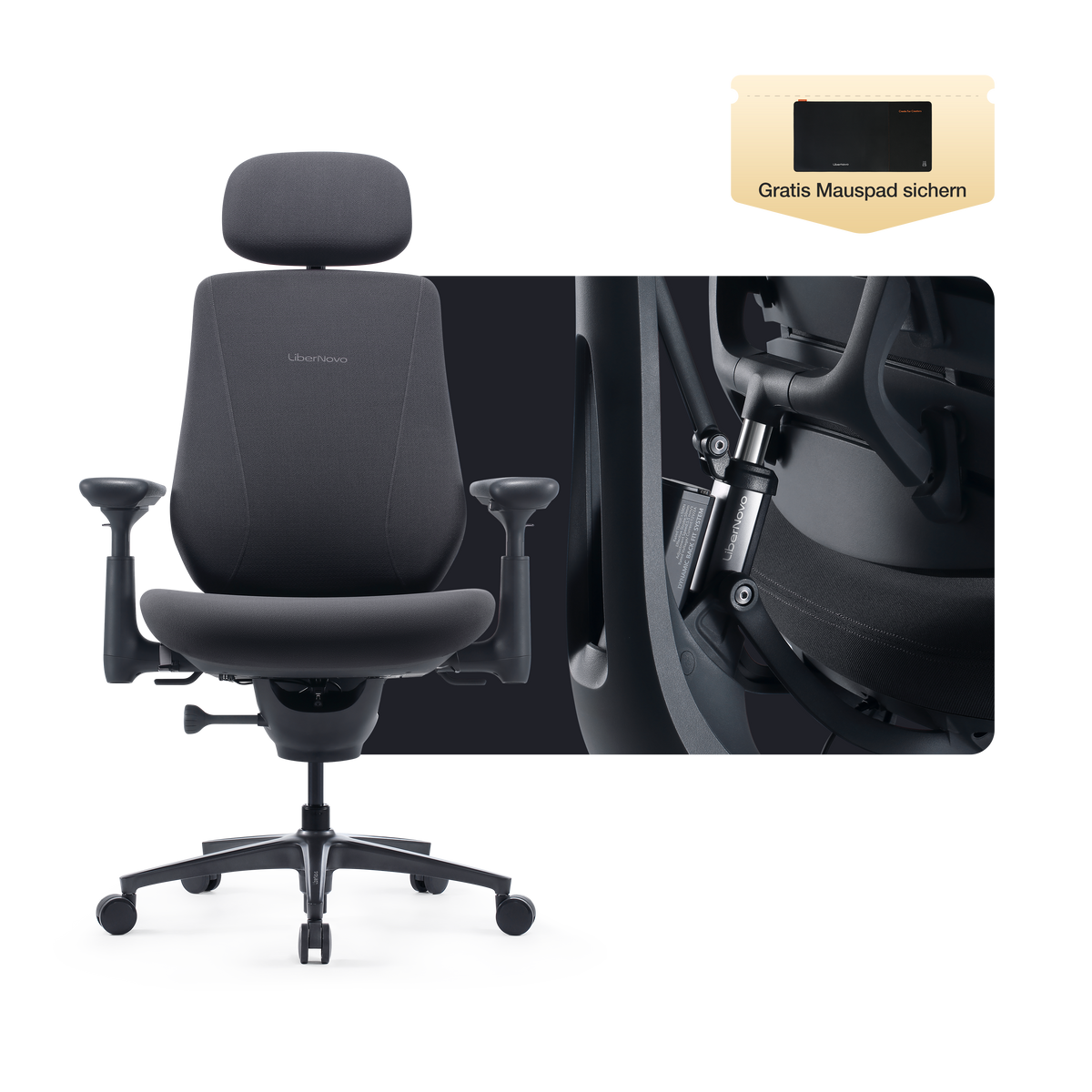 LiberNovo Maxis Dynamischer Ergonomischer Stuhl
