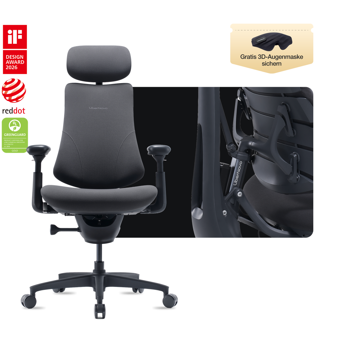 LiberNovo Omni Dynamischer ergonomischer Stuhl
