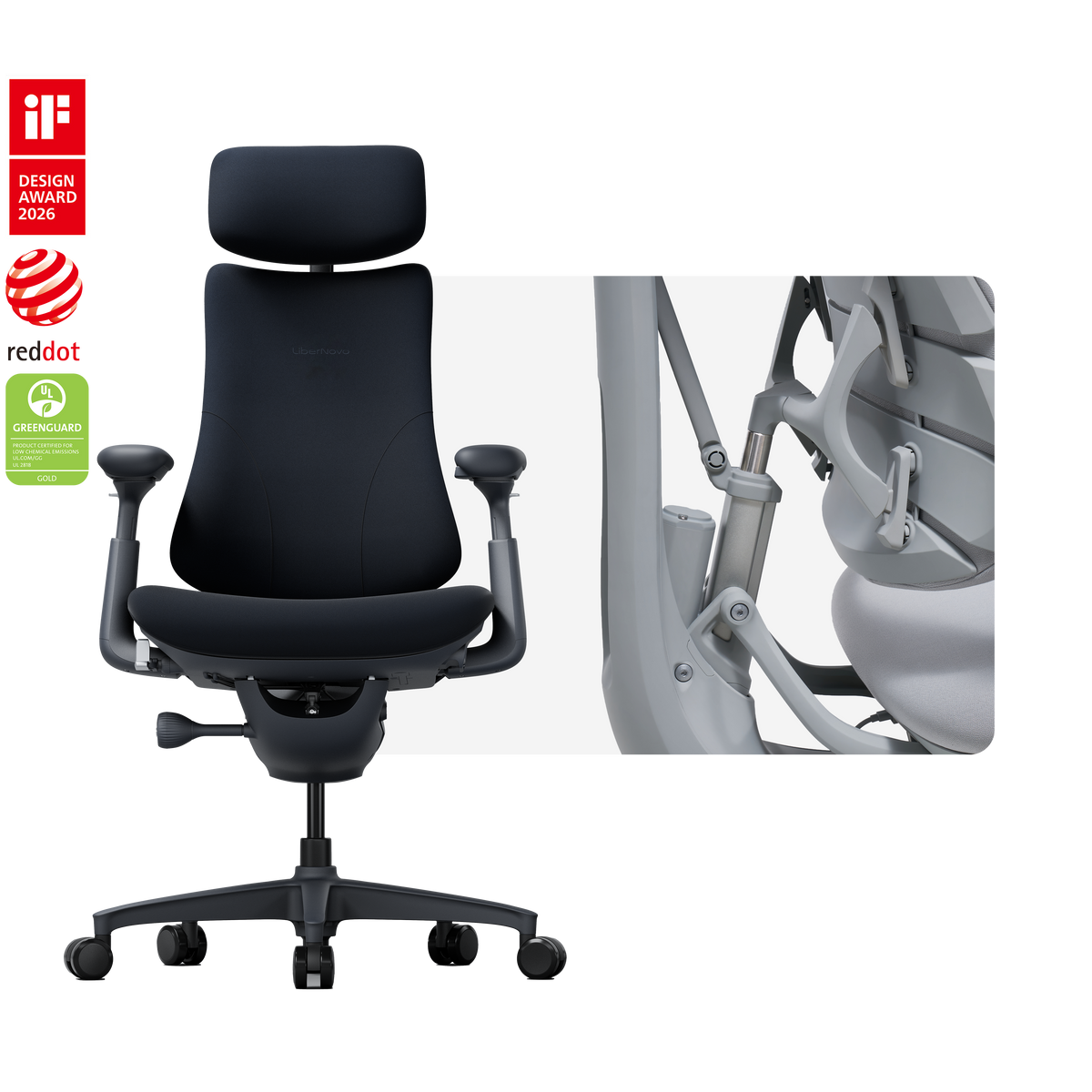 LiberNovo Omni Dynamischer ergonomischer Stuhl
