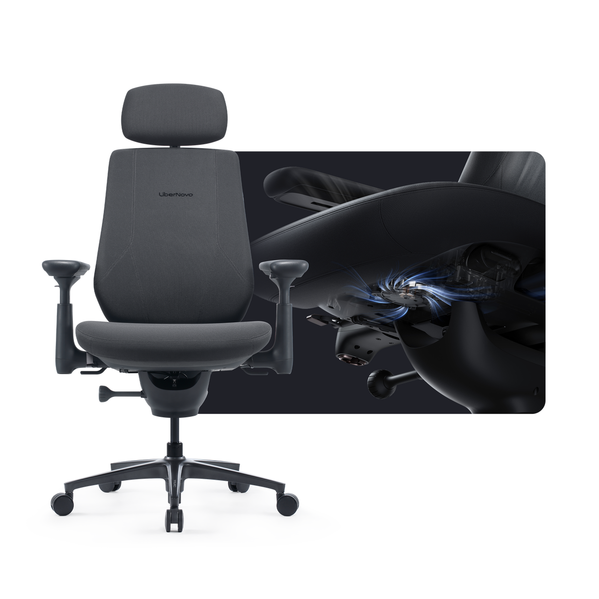LiberNovo Maxis Dynamischer Ergonomischer Stuhl
